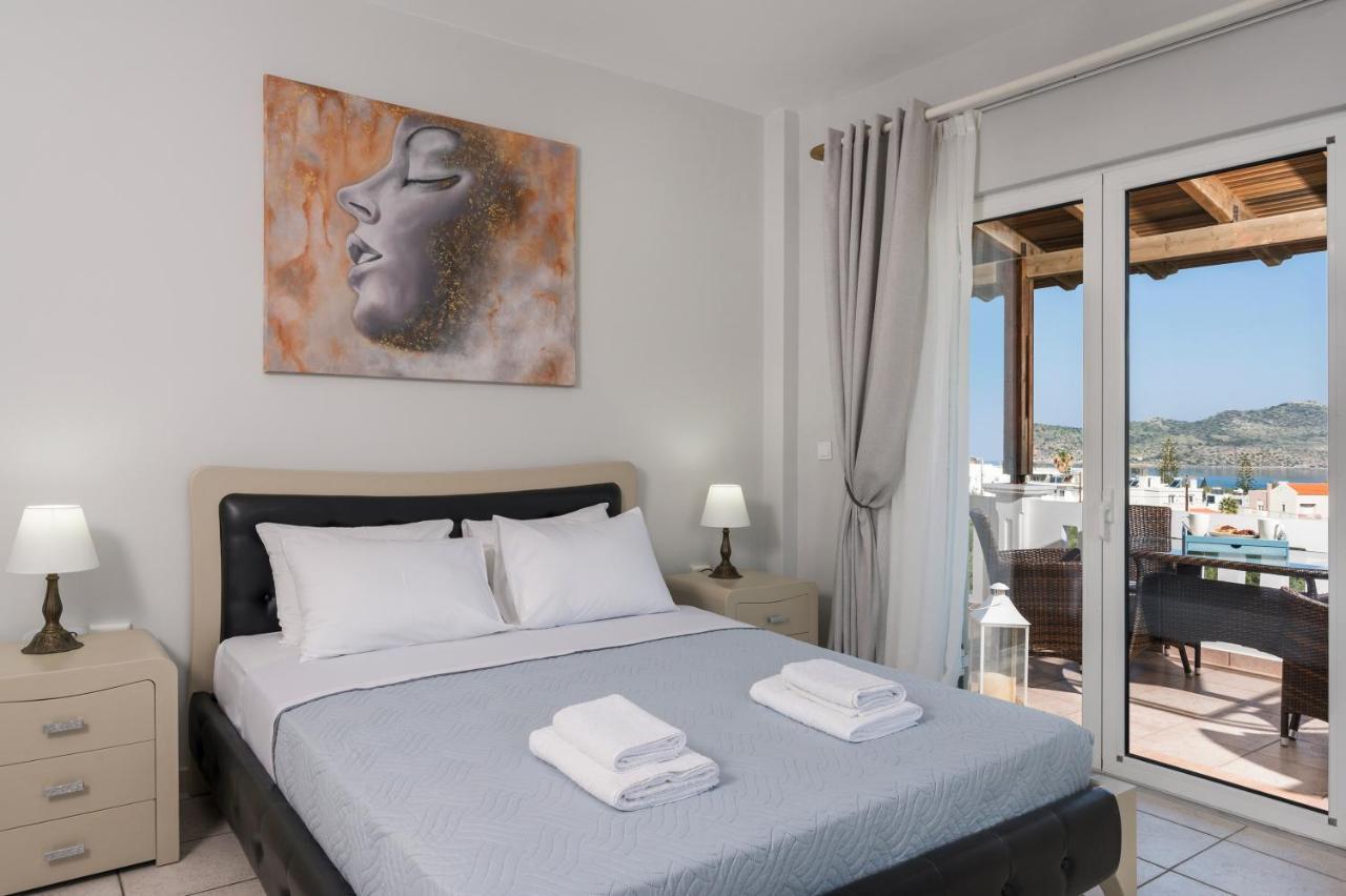 Casa De Philippe With Unique Seaview 2' From Beach Agia  ภายนอก รูปภาพ