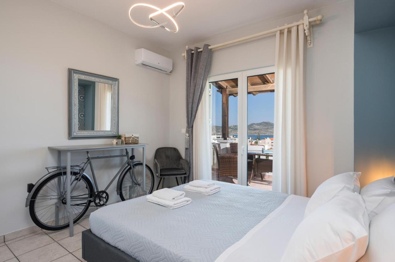 Casa De Philippe With Unique Seaview 2' From Beach Agia  ภายนอก รูปภาพ