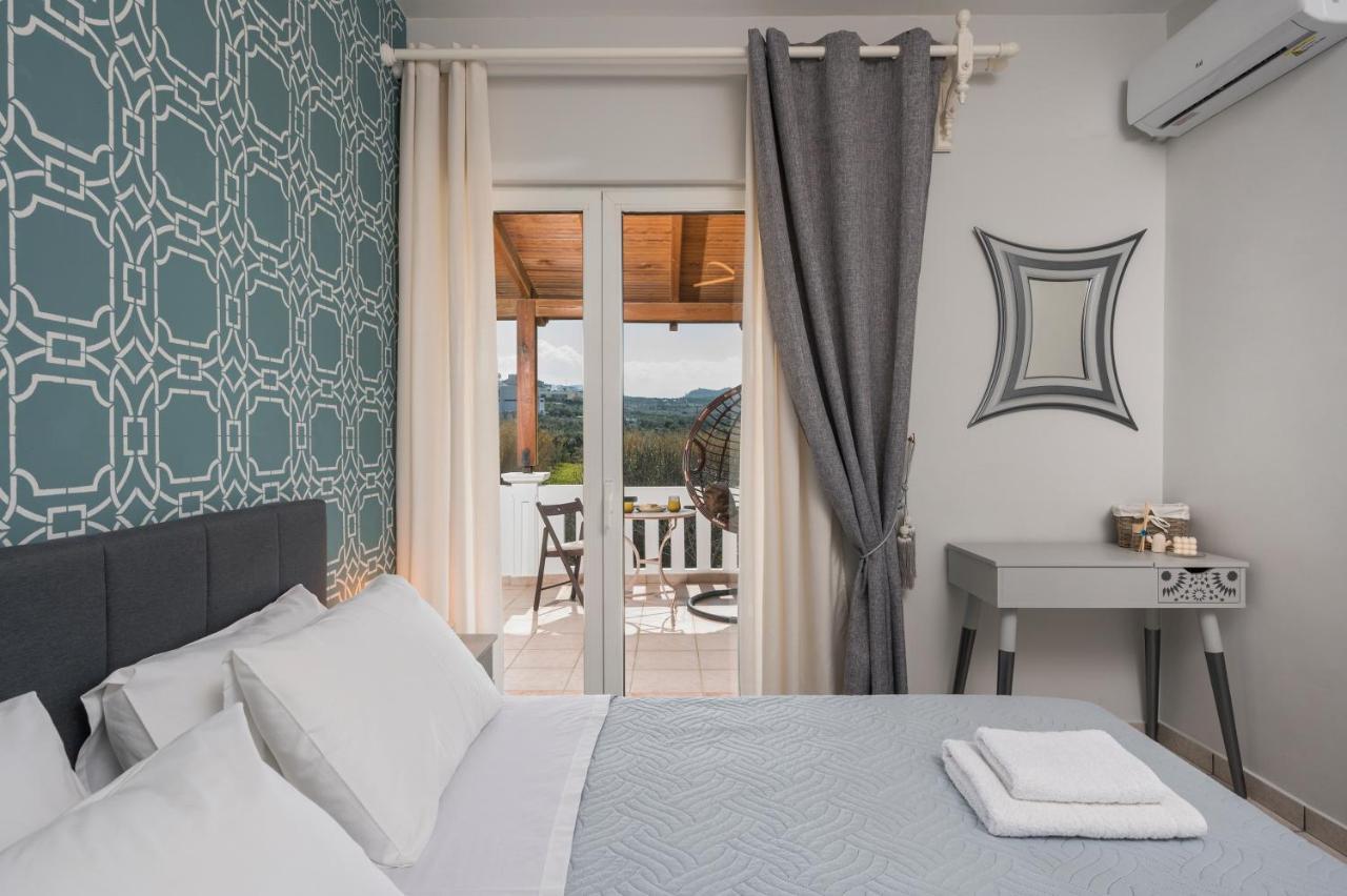 Casa De Philippe With Unique Seaview 2' From Beach Agia  ภายนอก รูปภาพ