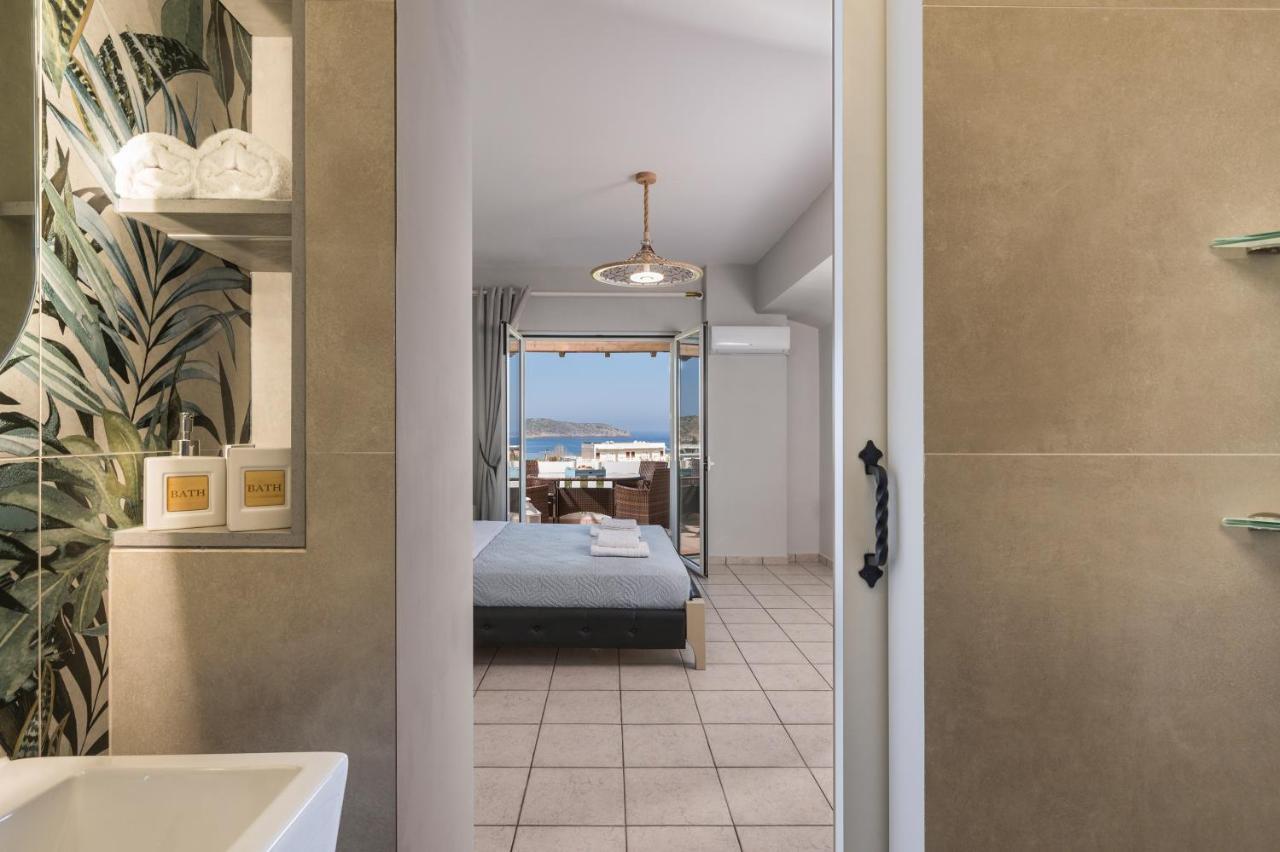 Casa De Philippe With Unique Seaview 2' From Beach Agia  ภายนอก รูปภาพ