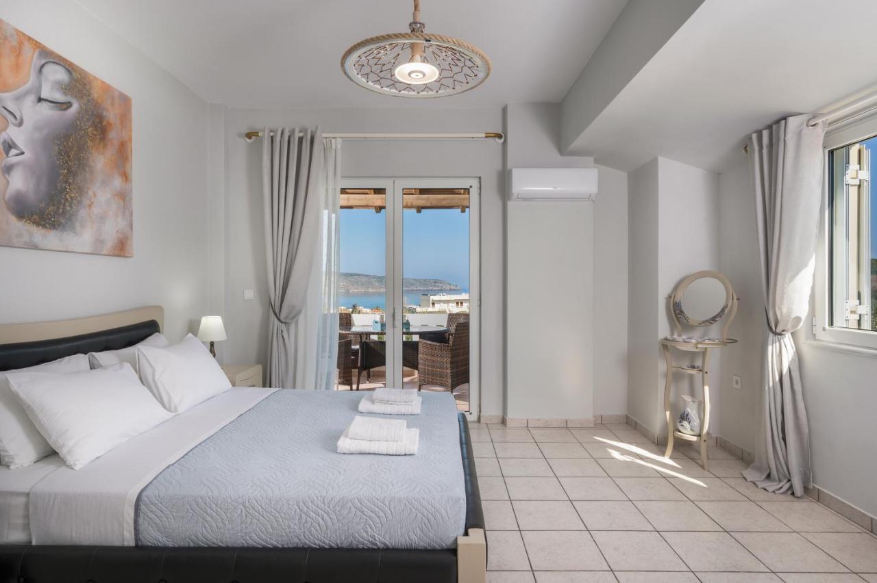 Casa De Philippe With Unique Seaview 2' From Beach Agia  ภายนอก รูปภาพ