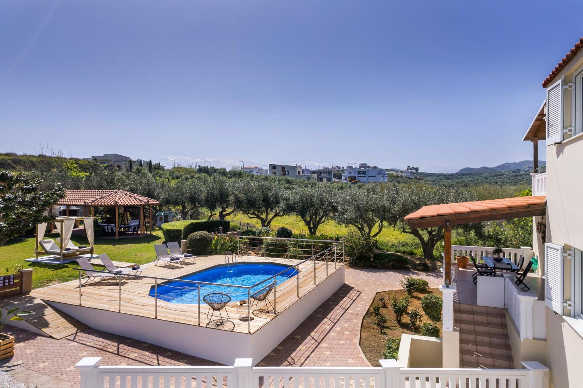 Casa De Philippe With Unique Seaview 2' From Beach Agia  ภายนอก รูปภาพ